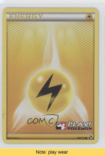 Lightning Energy (Play! Pokemon) Pokémon Miscellaneous Promo & Energies READ 2f4
