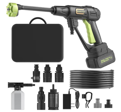 #ad Cordless Pressure Washer Battery Powered; 990 Psi with 6 in 1 Nozzle 23FT Hose. $75.00