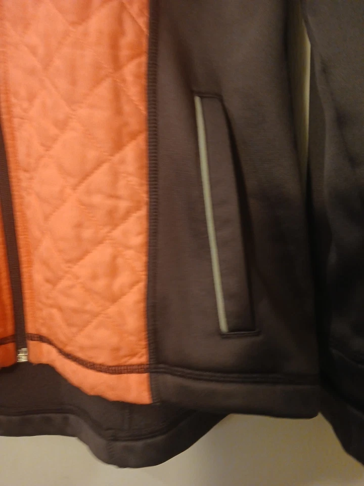 Chaqueta con Capucha Fila Sport Para Mujer Mediana Rosa Negra Acolchada Cremallera Completa Foto 4 de 4