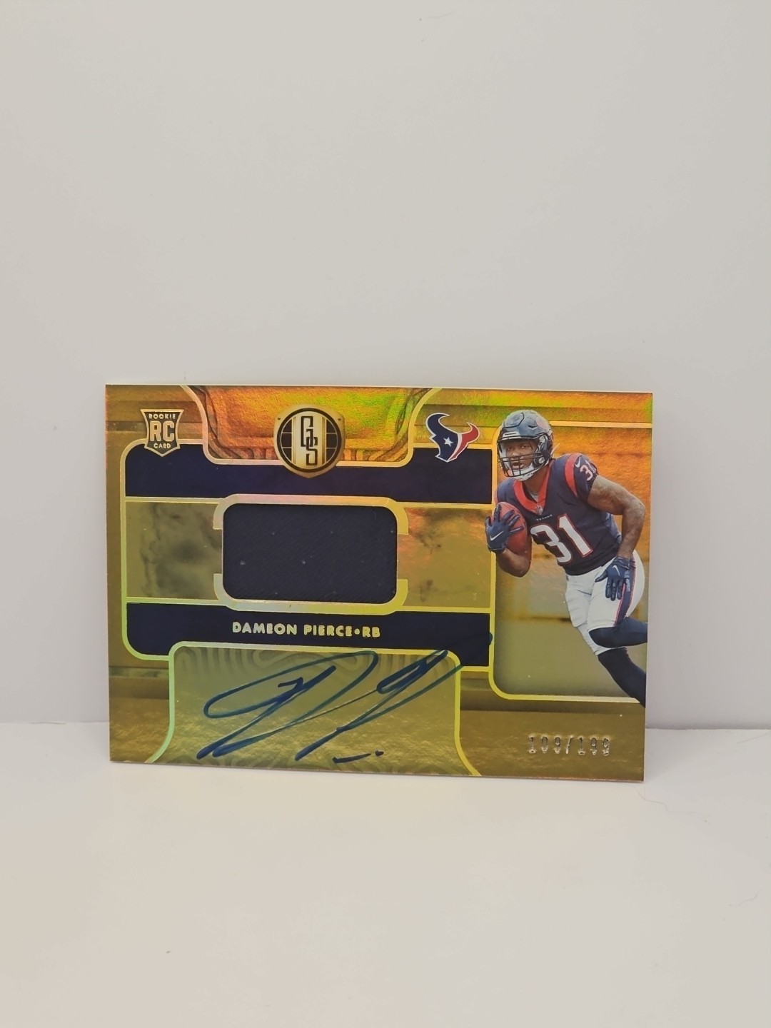 Dameon Pierce Panini Gold Standard #235 Rookie Jersey Autograph