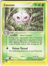 Cascoon 26/109 Uncommon Ruby & Sapphire Pokemon Moderately Played