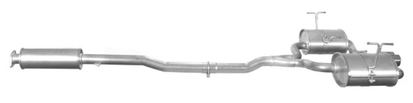 EndschalldäMpfer NachschalldäMpfer Imasaf 50.03.69 FüR Mini R50 R53 R52 Cooper-image