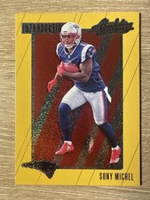 2018 Panini Absolute - SONY MICHEL RC - Gold Spectrum SP - Patriots Rookie