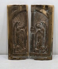 Antiguo gabinete de repositorio de tabernáculo de iglesia puertas alter piezas de salvamento cobre