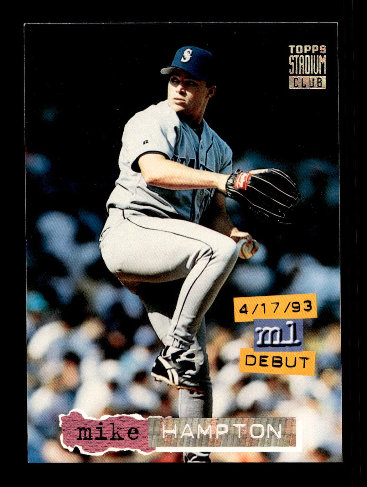1994 Stadium Club #237 Mike Hampton Golden Rainbow MARINERS