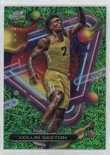 2023-24 Topps Cosmic Chrome Green Space Dust Refractor 59/75 Collin Sexton 0wn0