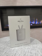 Baby's Brew Portable Bottle Warmer White with Adapter " New in Box-Pristine"