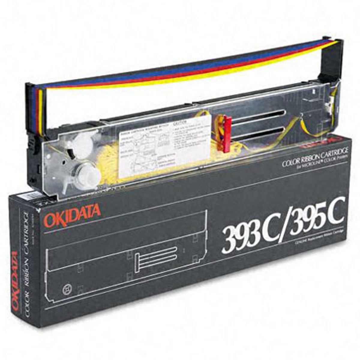 OKI Data 52103601 Dot matrix Black Ribbon Cartridge for ML393, ML393c, ML393 Plu