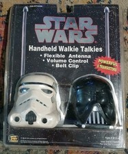 STAR WARS HANDHELD WALKIE-TALKIES DARTH VADER  STORMTROOPER 1994