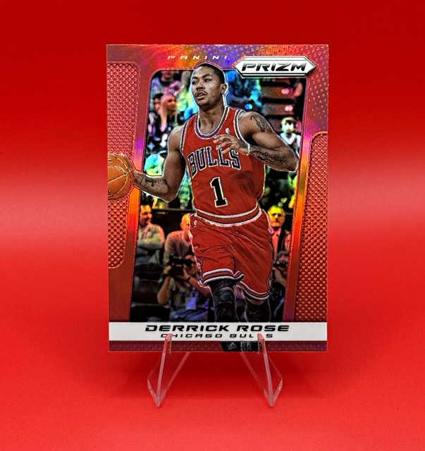 Panini 2013-14 Prizm Derrick Rose #96 Red Prizm Chicago Bulls