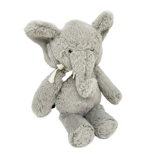 12" POTTERY BARN KIDS PBK GREY BABY ELEPHANT STUFFED ANIMAL PLUSH TOY LOVEY SOFT