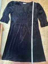 Odd Molly Samtkleid, schwarz, Gr. 3