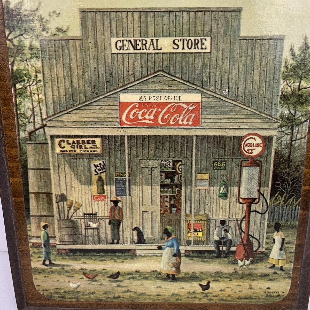 コカ・コーラ　USA　絵画　リトグラフ　アート　ポスター　アメリカヴィンテージ Coca-Cola レトロミニポスター B5サイズ 複製広告 ◇ コカコーラ