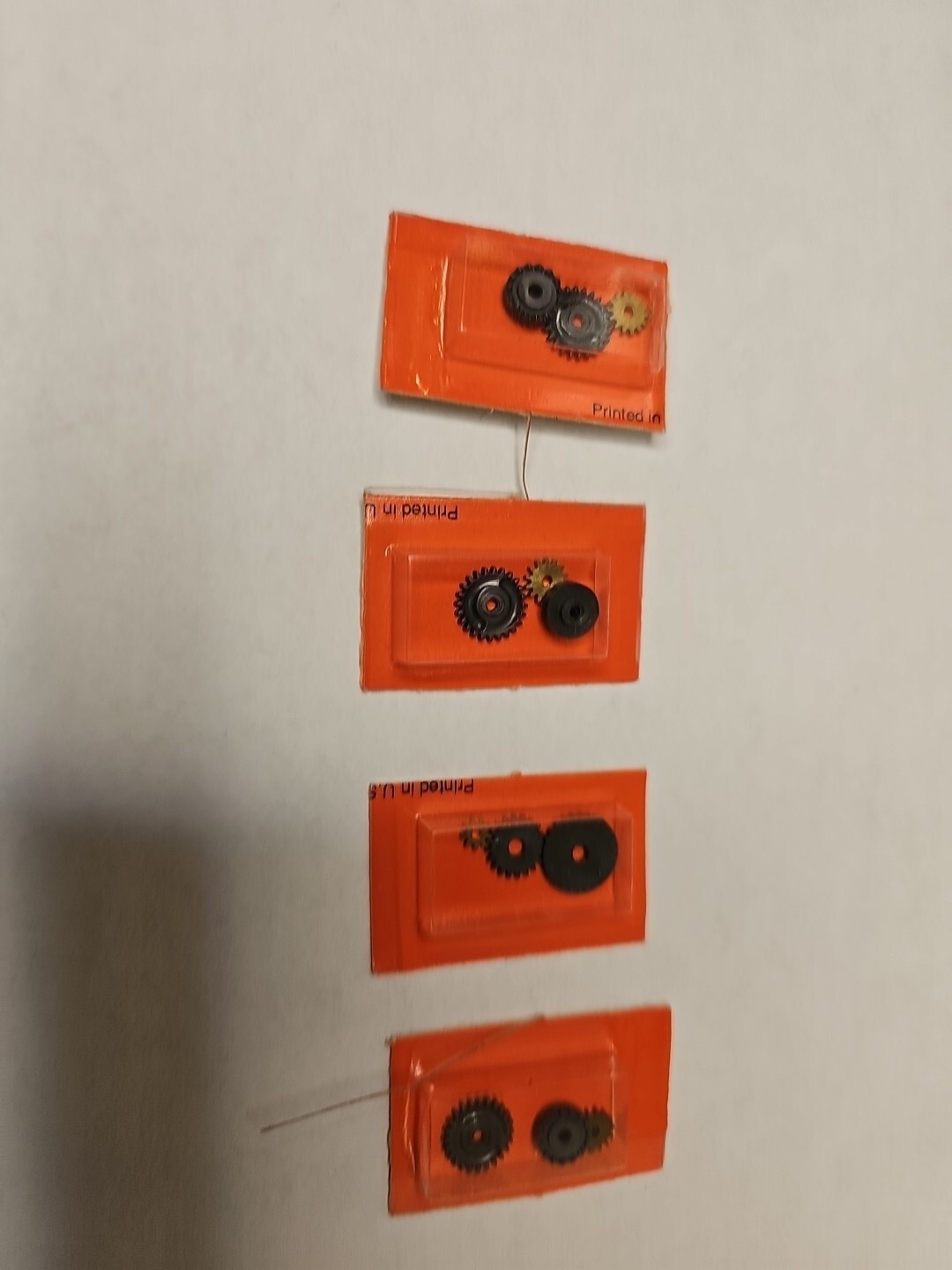 4 Sets AFX Aurora Slot Car Gears NOS eBay