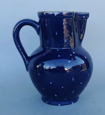 Blauer Keramik Krug - Gollhammer Vöcklabruck Austria - um 1960 | eBay