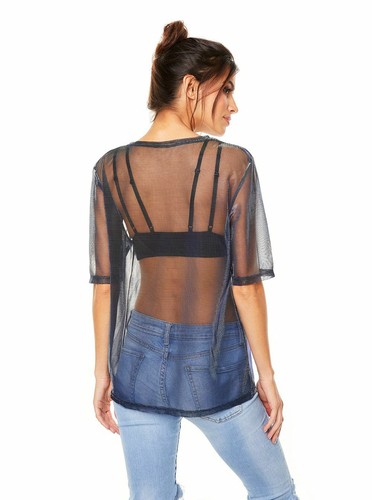 JUEGO (S) CAMISETA TRANSPARENTE CON CORREA DEPORTIVA COSABELLA BISOU NUEVO CON ETIQUETAS $125 - Imagen 2 de 5