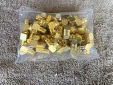 28 Pack SMA Male to Female Right Angle 90-Degree Adapter w/ Gold Plated Contacts
