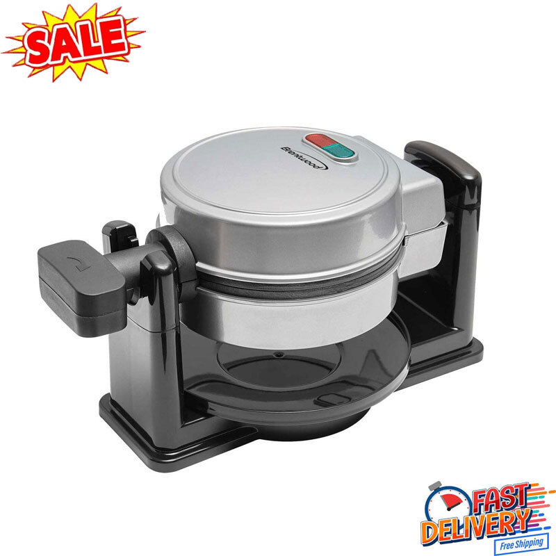 Belgian Waffle Maker with Adjustable Temperature for Sandwiches Cookies and More  -image