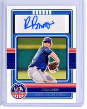 2023 USA Baseball Stars & Stripes Autograph #CNTS-RB Ryan Bruno RC - Collegiate