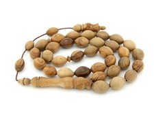 Big Natural olives tree 33 beads Islamic Prayer Beads Misbaha Tesbih Gift 213055