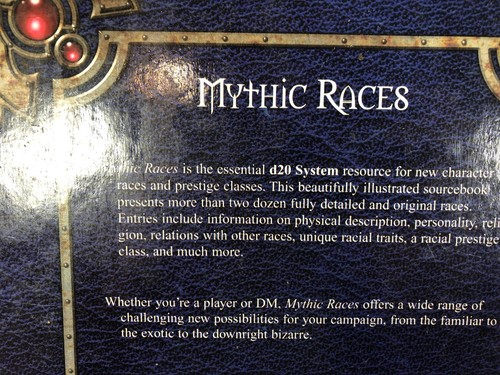 LEGENDS & LAIRS: Mythic Races - Compendio Gara Personaggi - Libro Sistema D20 - Foto 5 di 10