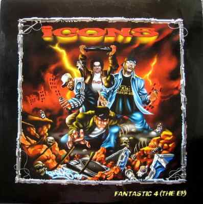 Icons Fantastic 4 (The EP) EP Vinyl Single 12inch NEAR MINT Icon Armada Visi