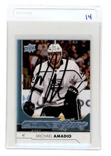 2017/18 17/18 UD Series 2 #491 Michael Amadio Young Guns Signed Auto RC Vegas