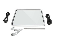  Kit Completo Finestra Pop Out Schermo Split T2 Telaio Alluminio Anodizzato Chiusura Cucchiaio