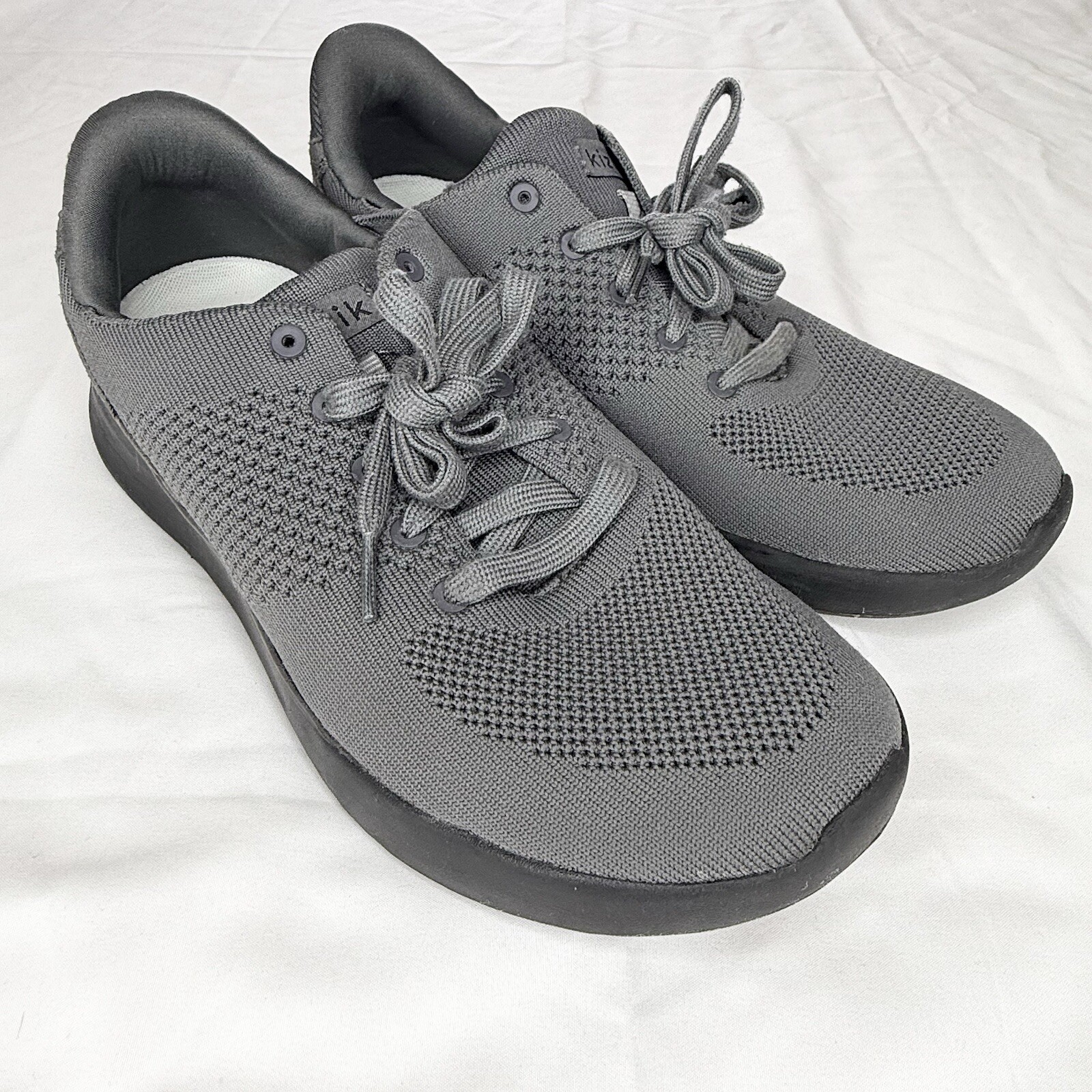 SAOLA Scarpe Kizik unisex uomo 8 5 donna 10 Lima maglia grigio comode passo a mani libere