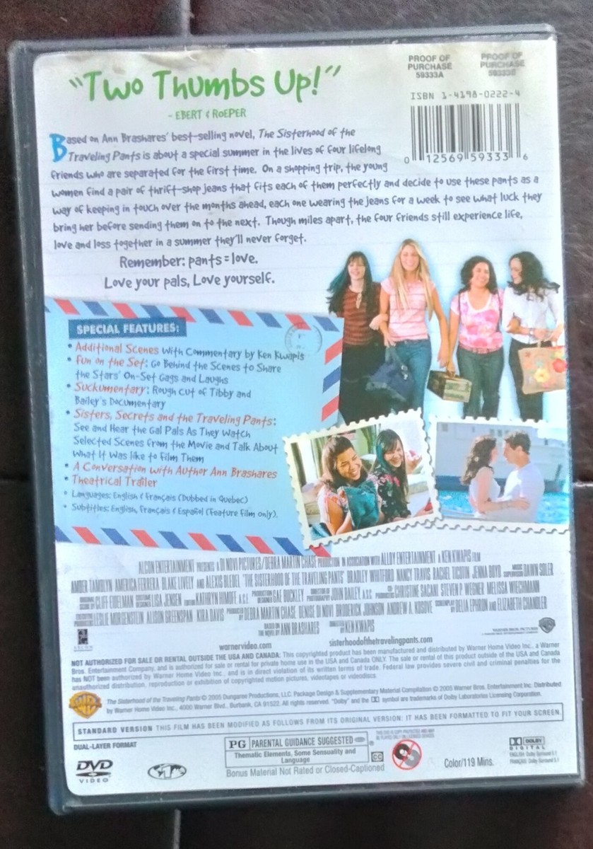 The Sisterhood of the Traveling Pants (DVD, 2005) Blake Lively