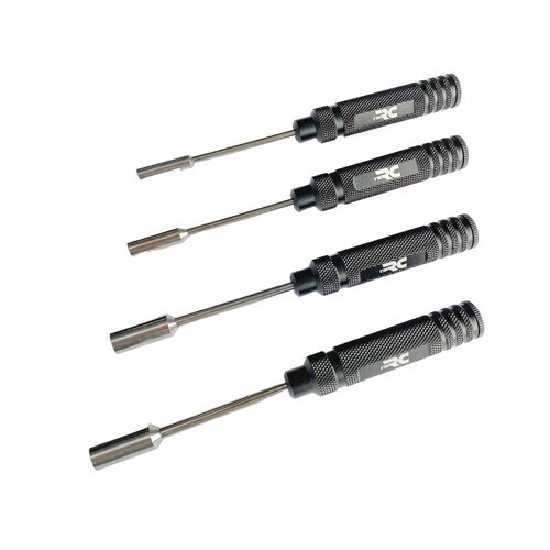 I'M RC 4PC HEX SOCKET DRIVER - CHROME HEX SOCKETS CHROME HEX TIPS - Photo 1/4
