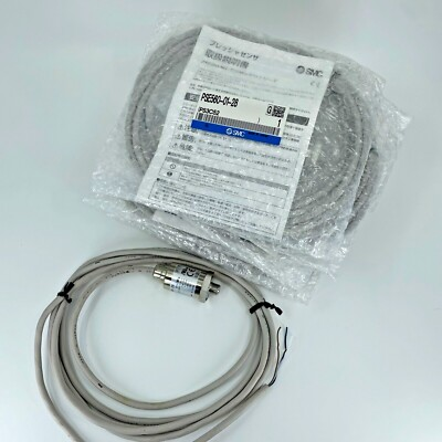 #ad #ad SMC Pneumatics Pressure Sensor Transducer 4 20mA PSE560 01 28 $180.00