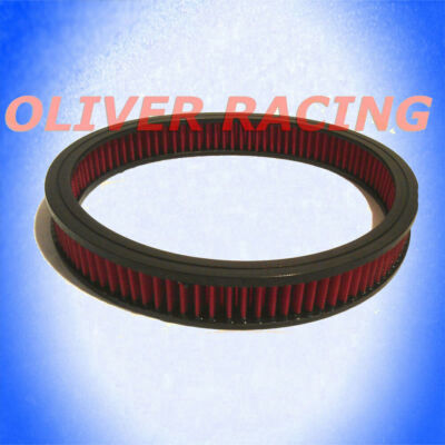 Luftfilter rund auswaschbar ROT 14'' x 2'' Durchmesser 356 mm Höhe 51 mm