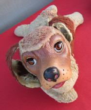 VINTAGE RUBBER FACE PLUSH DOG REAGLE BEAGLE GUND TAG BEAR PUPPY TOY RUSHTON 14"