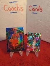 2) Panini Direct & Select Pascal Siakam Silver & Cracked Ice Raptors 