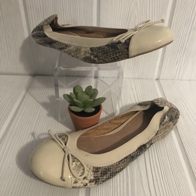 aldo snakeskin flats