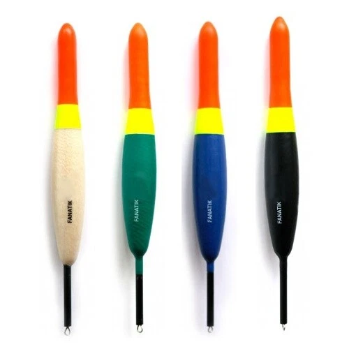 FANATIK Pose FLINT Allroundpose Angelpose Schwimmer Tragkraft .5-2.5g Posen Holz