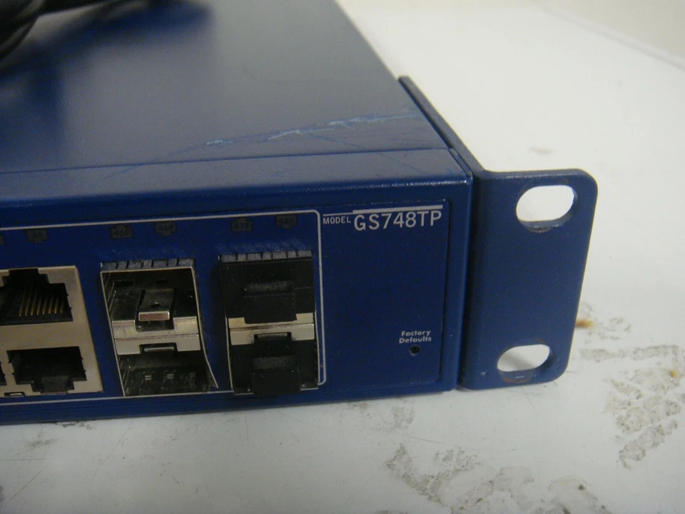 NetGear ProSafe GS748TP 48 Port PoE Gigabit Ethernet Switch - Image 3 of 4