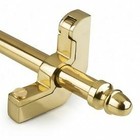 New Polished Brass Stair Rods 12mm - acorn finial - 106cm