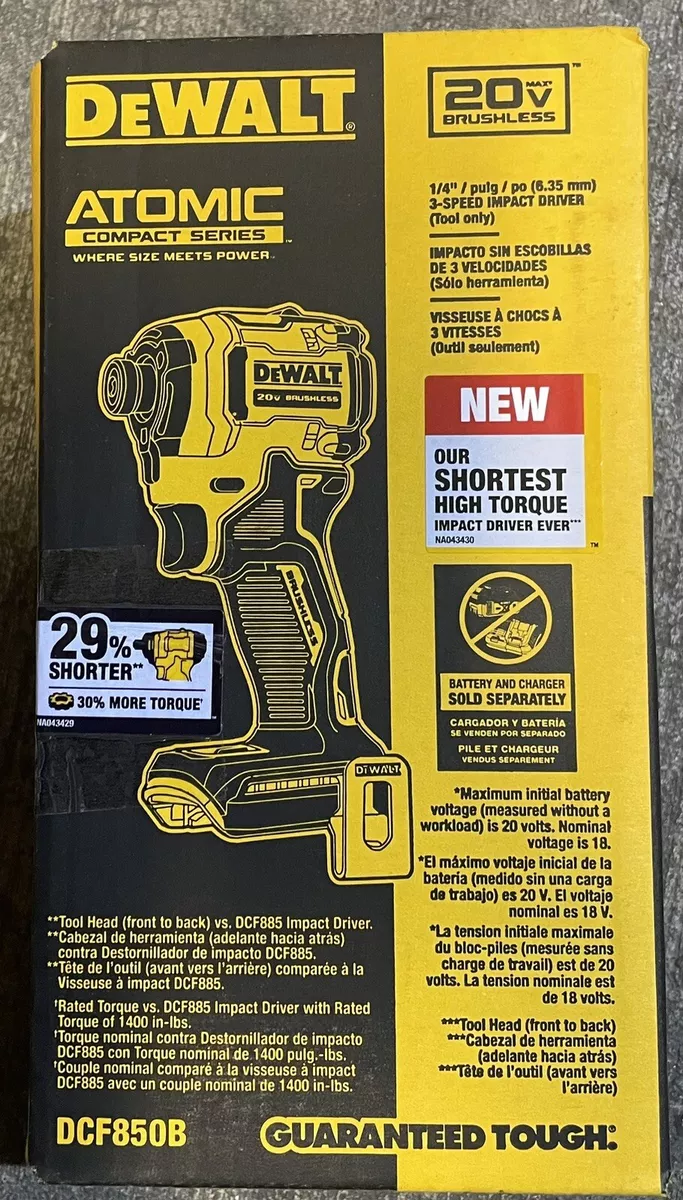 DeWalt 20V Max Atomic Cordless 3 Speed 1 4