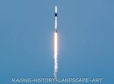 2019 8x10 PHOTO SPACE X ROCKET CAPE KENNEDY FALCON 9 CRS-18 ISS DRAGON PAD 40 4