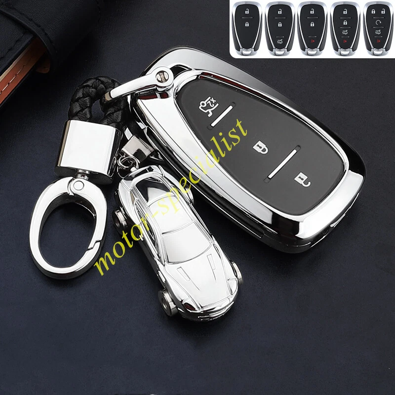 Silver Car Key Case Key Holder Guard Cover For Chevrolet Trailblazer  2021-2024