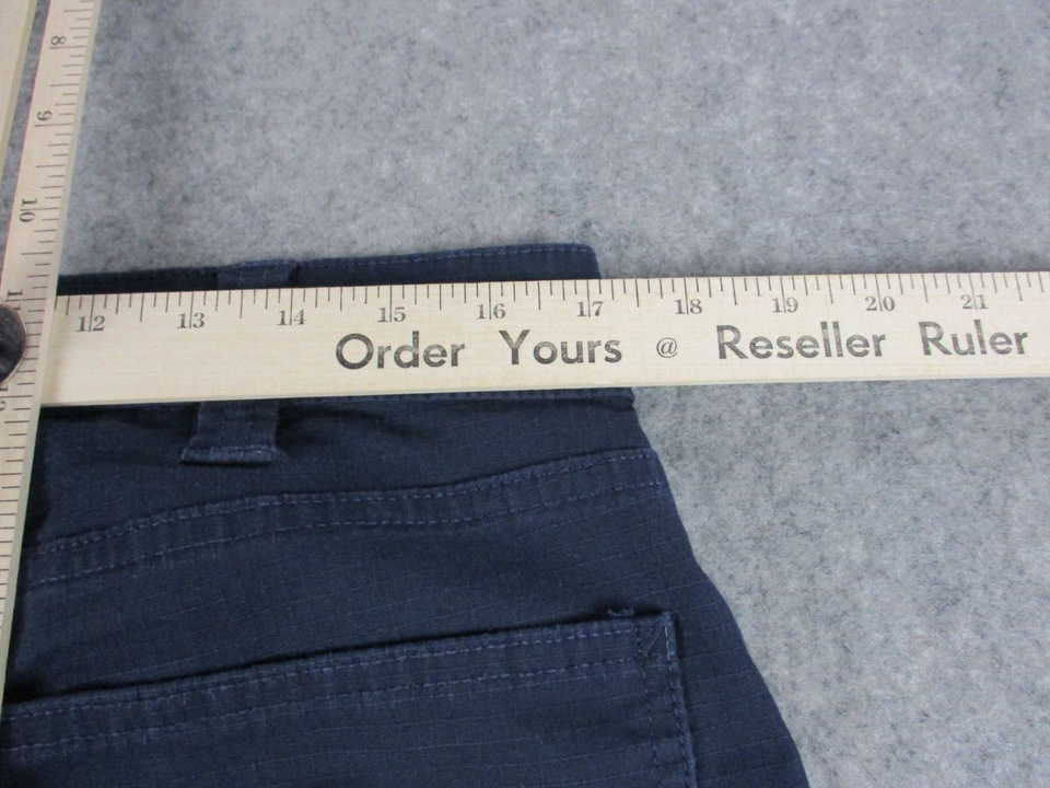 Carhartt Pants Mens 36x30 Blue Force Ripstop Utility Cargo Navy Work