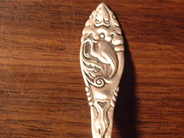 Норвежская Норвегия KRISTIAN HESTENES 830S 'IBIS' 7» ПУСТЫНЯ/ПУДИНГ ЛОЖКА - Изображение 2 из 4