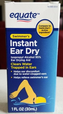 Equate Swimmer's Instant Ear Dry Drops - 1oz Bottle | eBay
