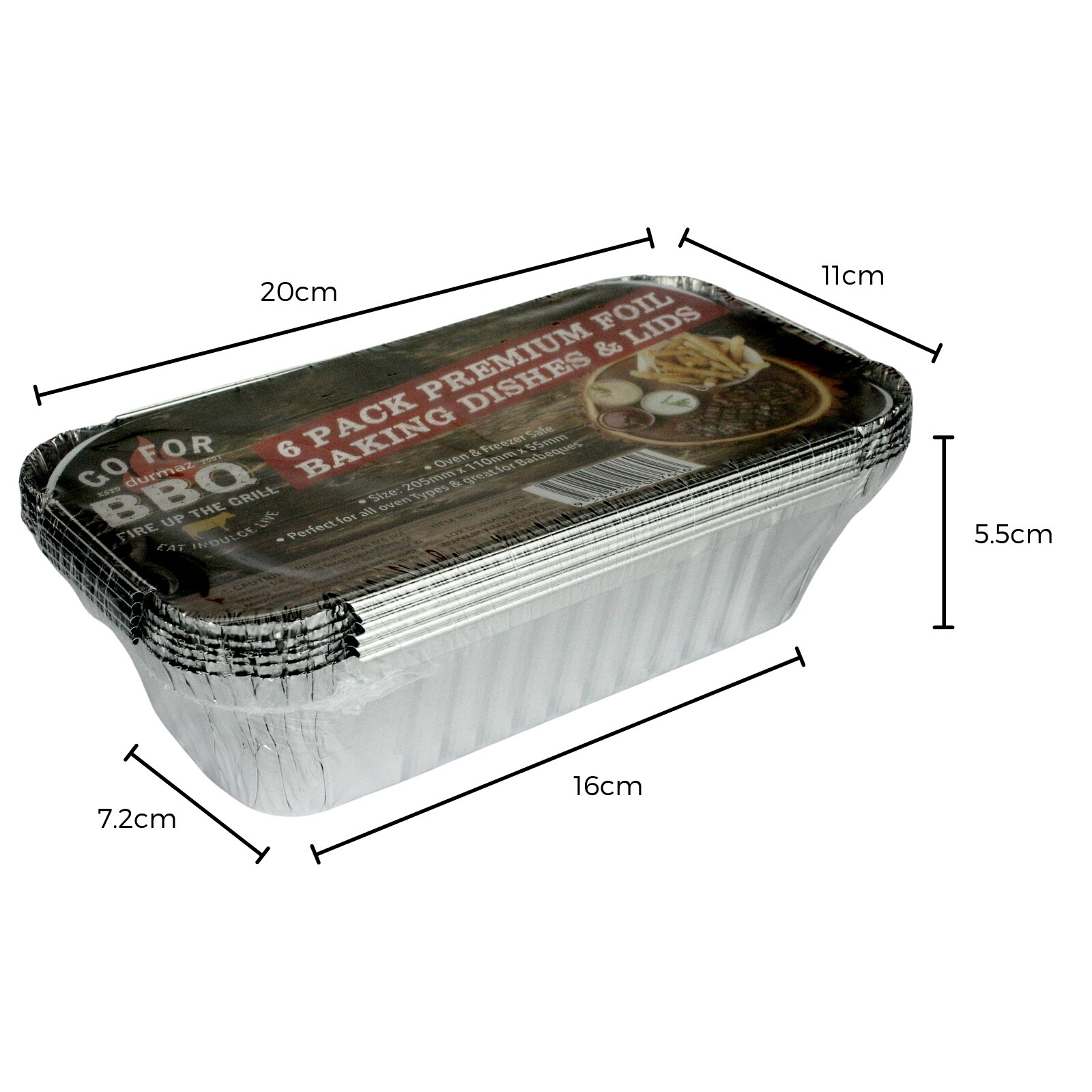 FOIL BBQ TRAYS 6 WITH CARDBOARD LIDS PARTY CATERING TAKEAWAY FOOD STORAGE eBay