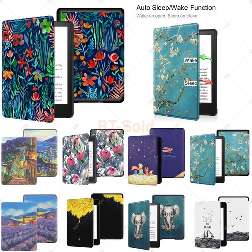 Smart PU Leather Flip Case Cover For Amazon Kindle Paperwhite 12th Gen 7" 2024 - Picture 10 of 53