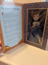 Marie Osmond PRINCESS AND THE PEA Story book Doll 1995 NIB W/ Mailing box C16222