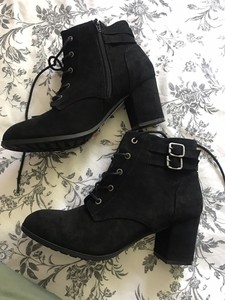 madden girl lace up booties