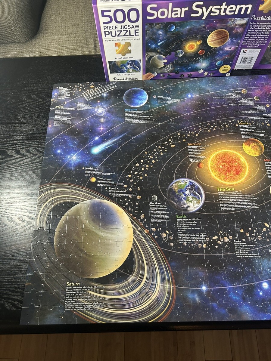 Hinkler Sonnensystem Puzzle 500 Teile – Riesiges Lernpuzzle Für Kinder & Erwachsene